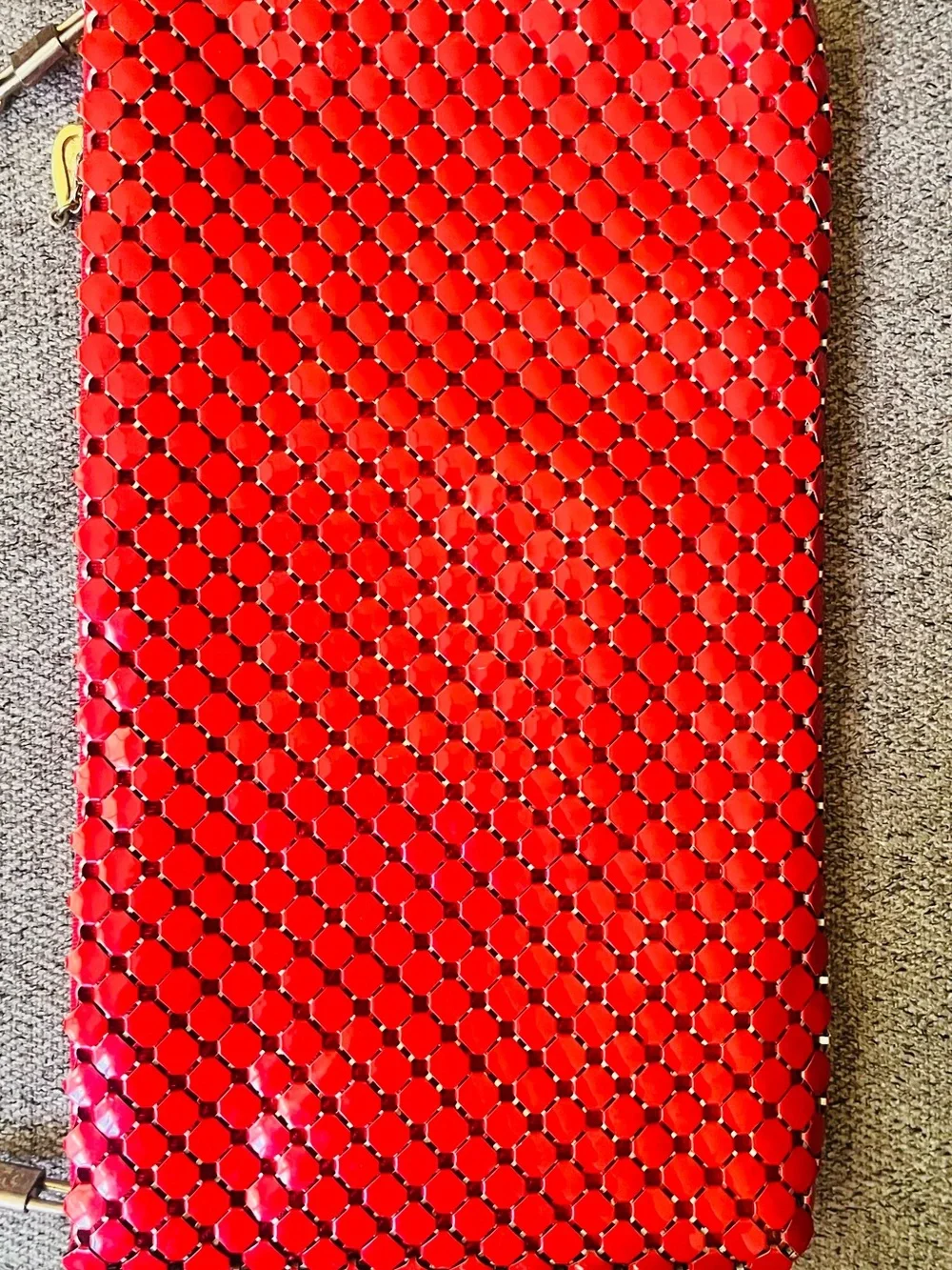 Red Woven Crossbody Bag - Sleek Women's Shoulder Bag